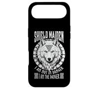 Carcasa para iPhone Air Shield Maiden I Am The Danger White Wolf Viking Mujer Nórdico