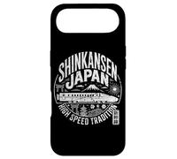Carcasa para iPhone Air Shinkansen Japón Vintage Bullet Train & Fuji Kanji Souvenir