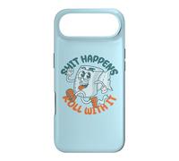 Carcasa para iPhone Air Shit Happens Roll with It - Funny Adult Humor