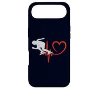 Carcasa para iPhone Air Short Track Speed Skating Heartbeat Divertido Juego de Deportes de Invierno