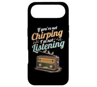 Carcasa para iPhone Air Si no cantas, no te escucho Radio Canto de pájaros