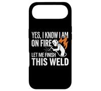 Carcasa para iPhone Air Sí, sé Que Estoy en Llamas Soldador Soldadura Identidad Humor