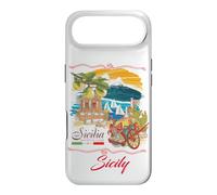 Carcasa para iPhone Air Sicily Sign I Love Sicily, Sicily Italy Illustration Graphic
