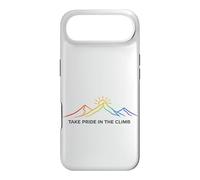 Carcasa para iPhone Air Siéntete Orgulloso de la Escalada Rainbow Mountain Hiking