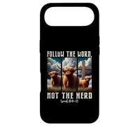 Carcasa para iPhone Air SIGA La Palabra No La Manada Christian Western Highland Cow