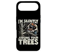 Carcasa para iPhone Air Silently Judging Your Trees Funny Arborist Gift For Men