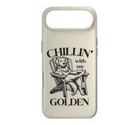 Carcasa para iPhone Air Sillón de Verano para Perros Chillin' with my Golden Retriever