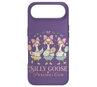 Carcasa para iPhone Air Silly Goose Pickleball Club Funny Geese Coquette Mujer