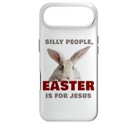 Carcasa para iPhone Air Silly People Easter is for Jesus: Cute Christian Faith Bunny