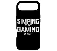 Carcasa para iPhone Air Simping by Day Gaming by Night Funny Gamer Meme Simp Gamer