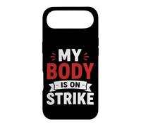 Carcasa para iPhone Air Simple Funny Gym Workout Quote My Body is on Strike