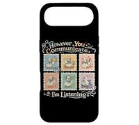 Carcasa para iPhone Air Sin Embargo tu comunicación Estoy Escuchando AAC SLP Goose Silly