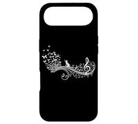 Carcasa para iPhone Air Sinfonía de Notas Musicales y Mariposas