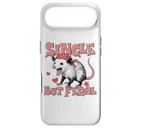 Carcasa para iPhone Air Single But Feral Opossum Funny Valentines Humor