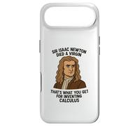 Carcasa para iPhone Air Sir Isaac Newton murió una Virgen - Humor matemático Divertido para Adultos