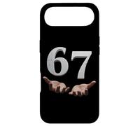 Carcasa para iPhone Air Six Seven 6 7 Meme Funny Gen Alpha Slang 6 7 Hands Number 67
