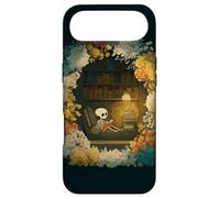 Carcasa para iPhone Air Skeleton Reading Nook Floral Librarian Bookshelf Cozy Flower