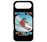 Carcasa para iPhone Air Skiing The Only Time it is Okay to Slide into Someone