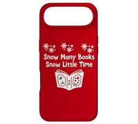 Carcasa para iPhone Air Snow Many Books Snow Little Time Reading Christmas Book Club