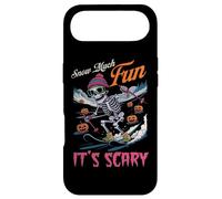 Carcasa para iPhone Air Snow Much Fun Its Scary Esqueleto esquiando Amante