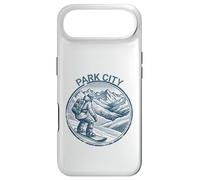 Carcasa para iPhone Air Snowboard y Snowboarder en Park City Utah