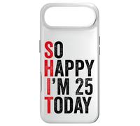 Carcasa para iPhone Air So Happy I'm 25 Today Funny 25th Birthday Chistes 25 Cumpleaños