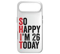Carcasa para iPhone Air So Happy I'm 26 Today Funny 26th Birthday Chistes 26 Cumpleaños
