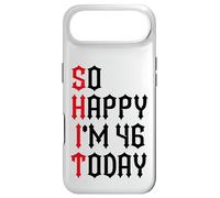 Carcasa para iPhone Air So Happy I'm 46 Today Funny 46th Birthday Chistes 46 Cumpleaños