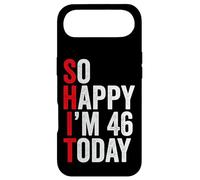Carcasa para iPhone Air So Happy I'm 46 Today Funny 46th Birthday Chistes 46 Cumpleaños