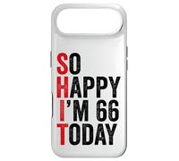 Carcasa para iPhone Air So Happy I'm 66 Today Funny 66th Birthday Chistes 66 Cumpleaños