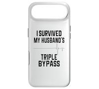 Carcasa para iPhone Air Sobreviví a la Esposa de Apoyo de Triple Bypass de mi Esposo