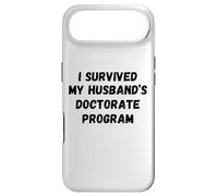 Carcasa para iPhone Air Sobreviví el Programa de doctorado de mi Esposo Divertido Marido Graduado