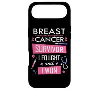 Carcasa para iPhone Air Sobreviviente de cáncer de Mama luché y gané Fuerza de Conciencia
