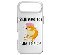 Carcasa para iPhone Air Sobrevivo por Pura Ansiedad - Hispanic Meme Humor Latinx