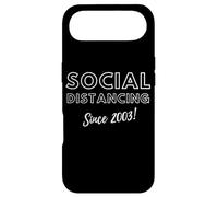 Carcasa para iPhone Air Social Distancing Since 2003 Funny 2000s Meme Birthday 2003