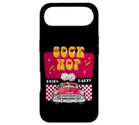 Carcasa para iPhone Air Sock Hop Rock and Roll Dance Retro 1950s Party Doo Wop Rosa