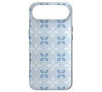 Carcasa para iPhone Air Soft Blue Periwinkle Leaves Petals Cross Floral Pattern