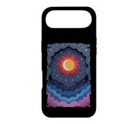Carcasa para iPhone Air Sol Luna Estrellas Noche Nubes Suave Celestial Cosmos Cielo