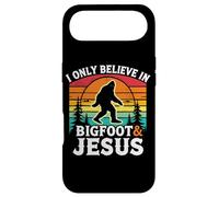 Carcasa para iPhone Air Solo Creo en el Divertido Dios Retro de Bigfoot y Jesús, Sasquatch