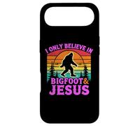 Carcasa para iPhone Air Solo Creo en el Divertido Dios Retro de Bigfoot y Jesús, Sasquatch