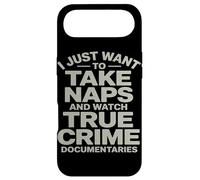 Carcasa para iPhone Air Sólo Quiero Dormir Y Ver Documentales De Crímenes