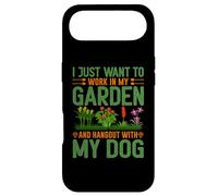 Carcasa para iPhone Air Solo Quiero Trabajar en mi jardín y Pasar el rato con mi Perro