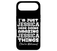 Carcasa para iPhone Air Solo Soy Jessica aquí Haciendo Cosas increíbles de Jessica