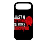 Carcasa para iPhone Air Solo un Fuerte sobreviviente de accidente cerebrovascular Ataque isquémico del Cerebro Rojo