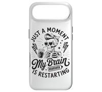 Carcasa para iPhone Air Solo un Momento mi Cerebro está reiniciando Esqueleto