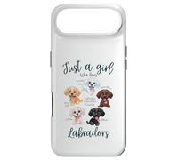 Carcasa para iPhone Air Solo una Chica Que ama Las Razas de Perros Labrador Fox Red Chocolate