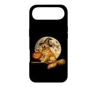 Carcasa para iPhone Air Sombrero de Bruja Golden Retriever Jack O Lantern Moon Broomstick