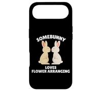 Carcasa para iPhone Air Somebunny Loves Flower Arranging Pascua Bunny Floristería Regalo