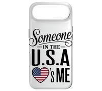Carcasa para iPhone Air Someone In The U S A Loves Me Heart Flag