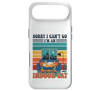Carcasa para iPhone Air Sorry I Can't go I'm An Indoor Cat Funny Gaming Humor
